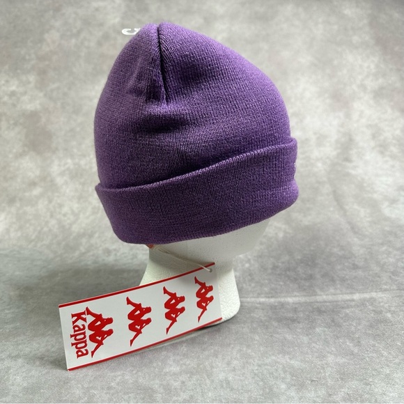 Kappa Lavender Purple Cuffed Beanie Embroidered Spell Out Logo NWT Outdoors - Picture 4 of 5